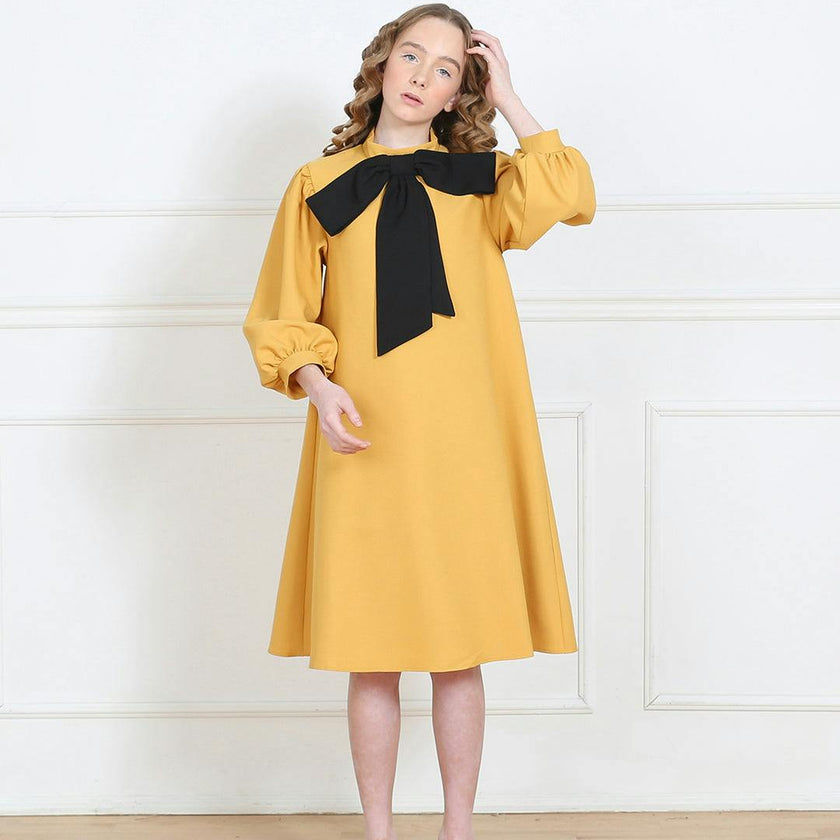Megan dress (mustard)
