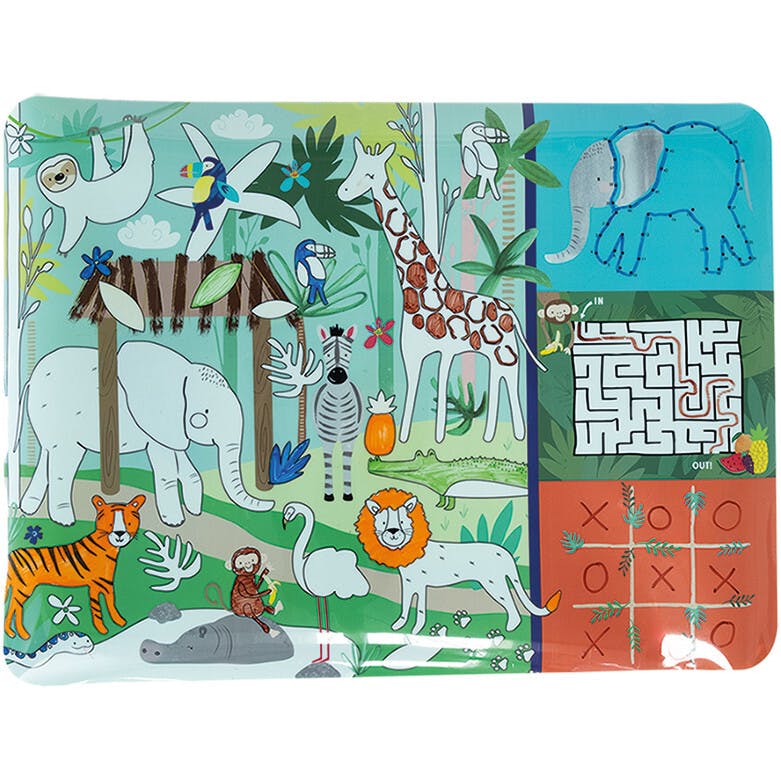 Jungle Colouring Fun and Games Mat