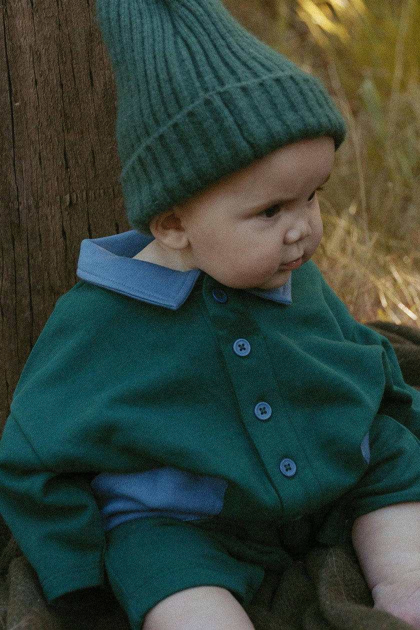 Scottie Romper in June Bug