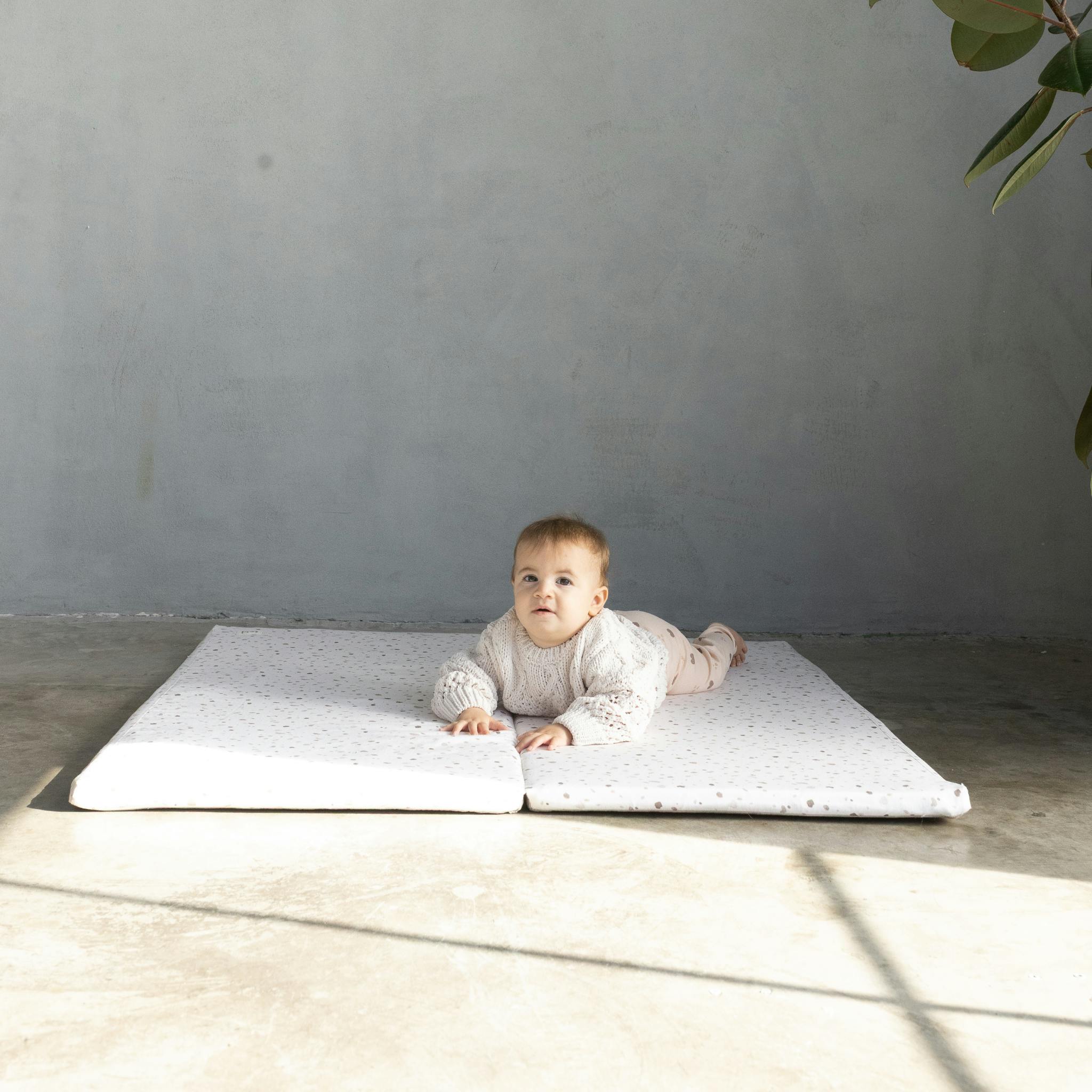 Terrazzo Chalk Organic Cotton Mat