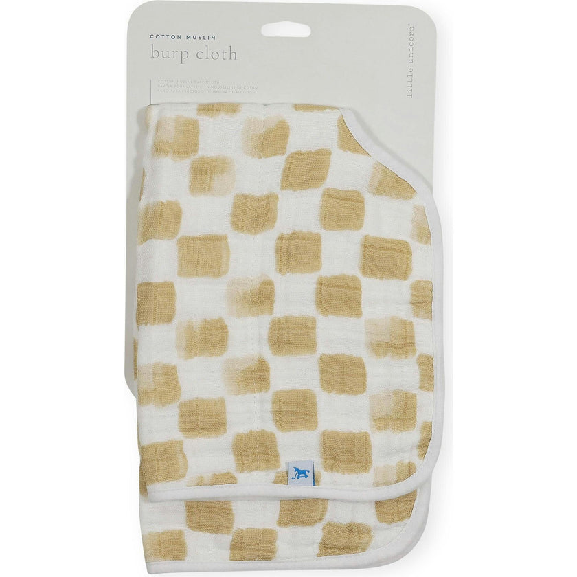 Cotton Muslin Burp Cloth - Adobe Checker