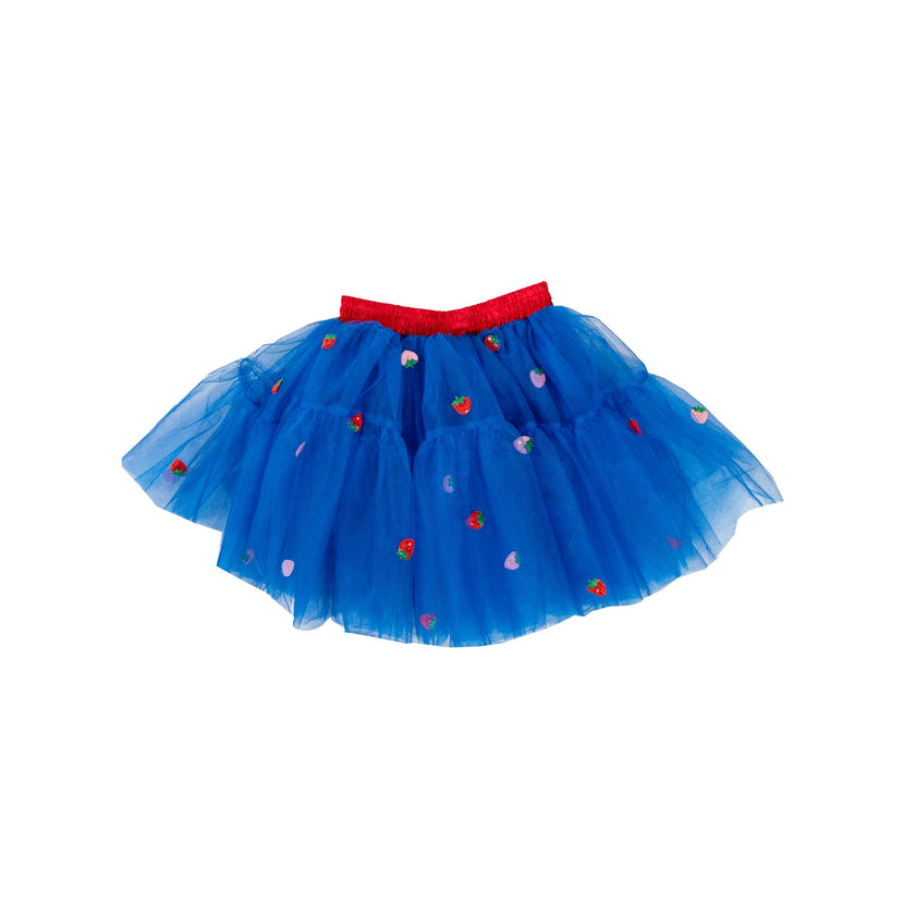 A Leading Role x Strawberry Shortcake Premium Adult Berry Blue Tulle Skirt
