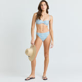 womens original slate floral mid rise bikini bottom