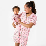 Candy Cane Lane Bamboo Women's Pajama Short Set