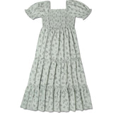 Organic Smocked Tiered Dress