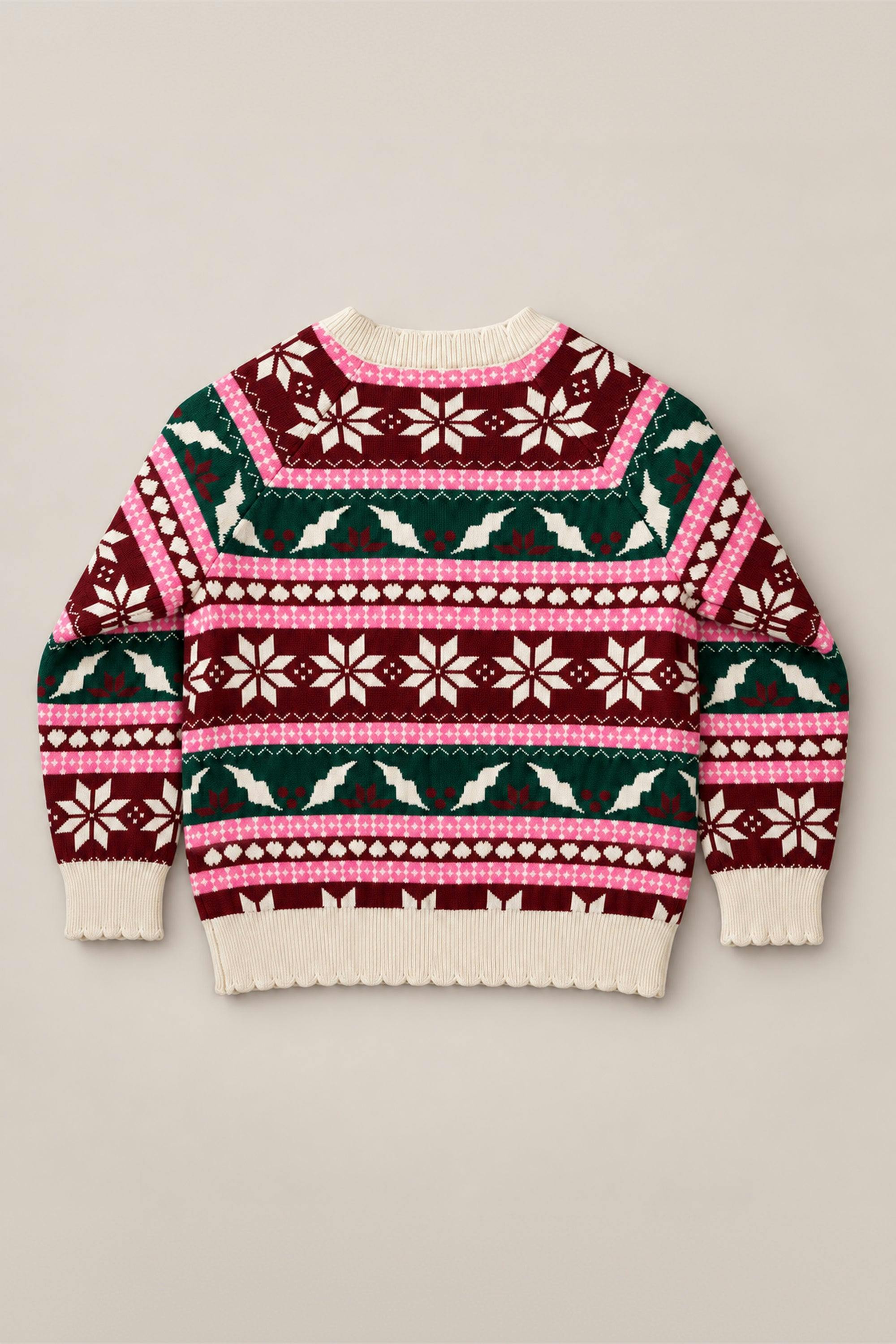 Mini Cornelia Cardigan in Festive Fair Isle