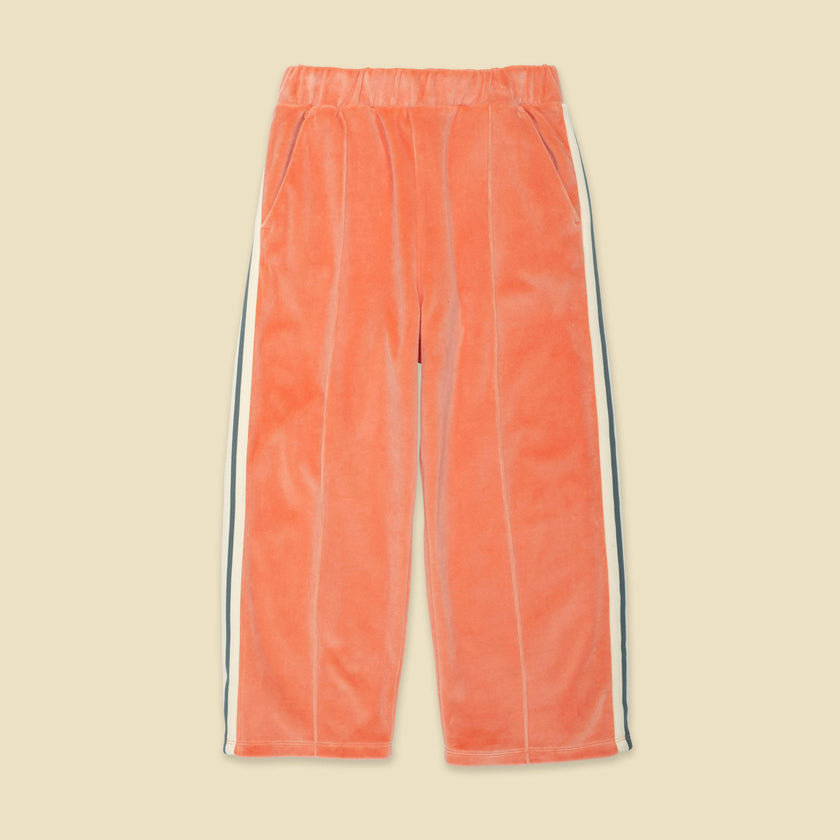 Velour Riley Track Pants in Sunset Serenade