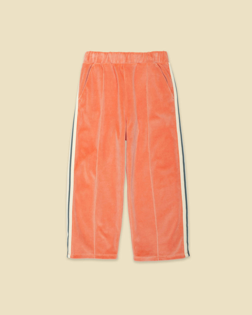 Velour Riley Track Pants in Sunset Serenade