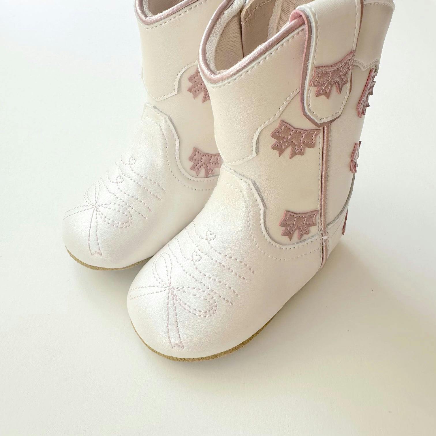 Cowgirl Bow Baby Bootie