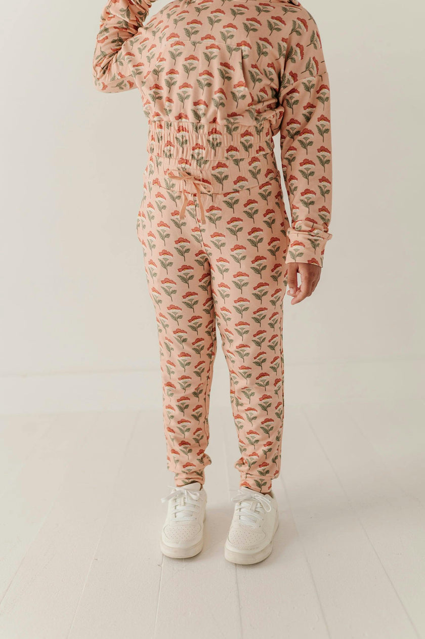 Girls Terry Jogger in Naiara Floral