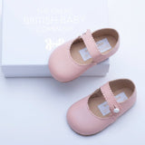 Emma British Pre-Walker Baby Girl Shoes - Blossom Pink