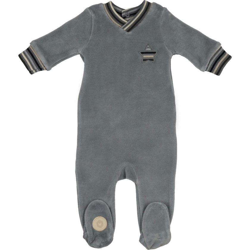 Striped Star Footie
