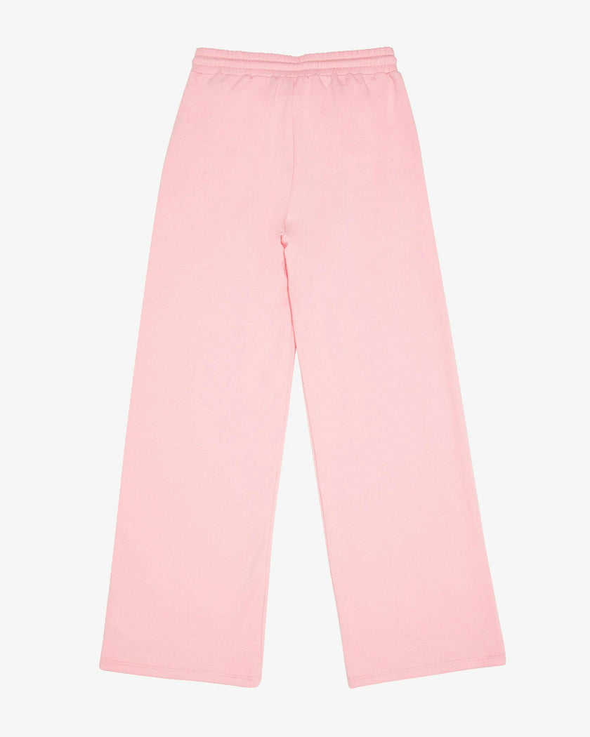 French Terry Pleated Wide Leg Pant