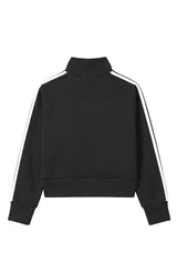 Misha Zip-up Track Jacket - Black