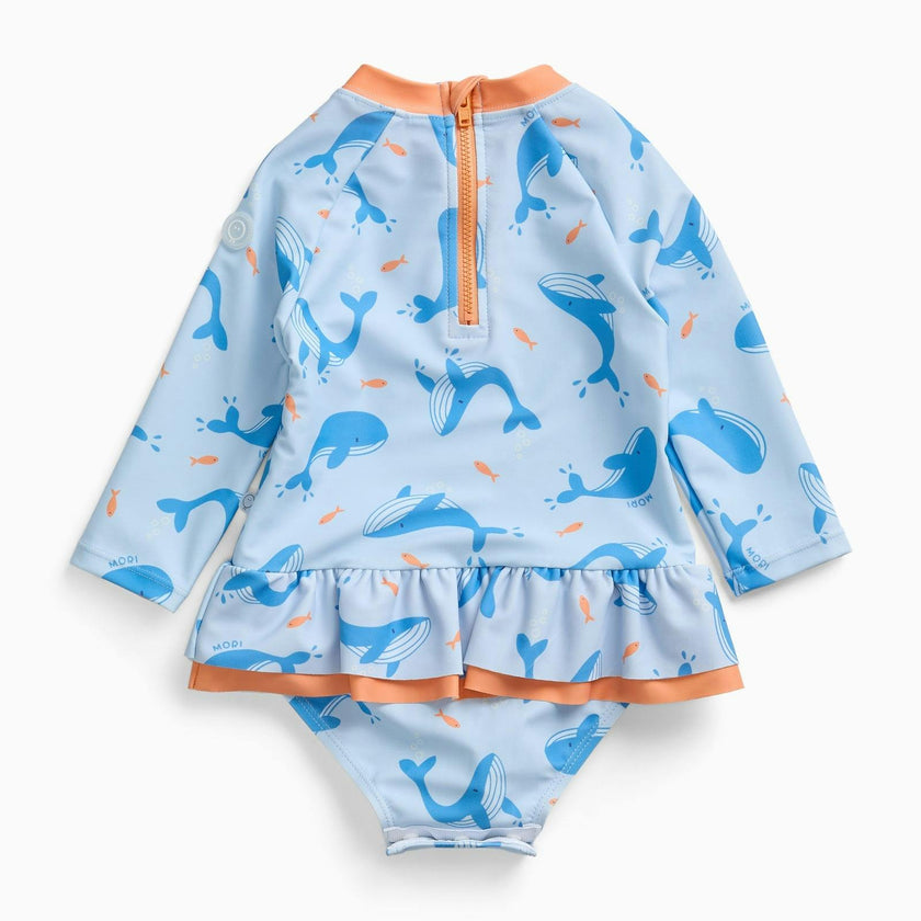Whale Song Long Sleeve Swimsuit