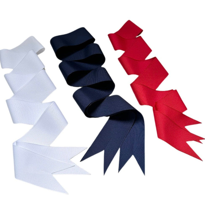 Red, White & Blue Long Grosgrain Ribbon Pack