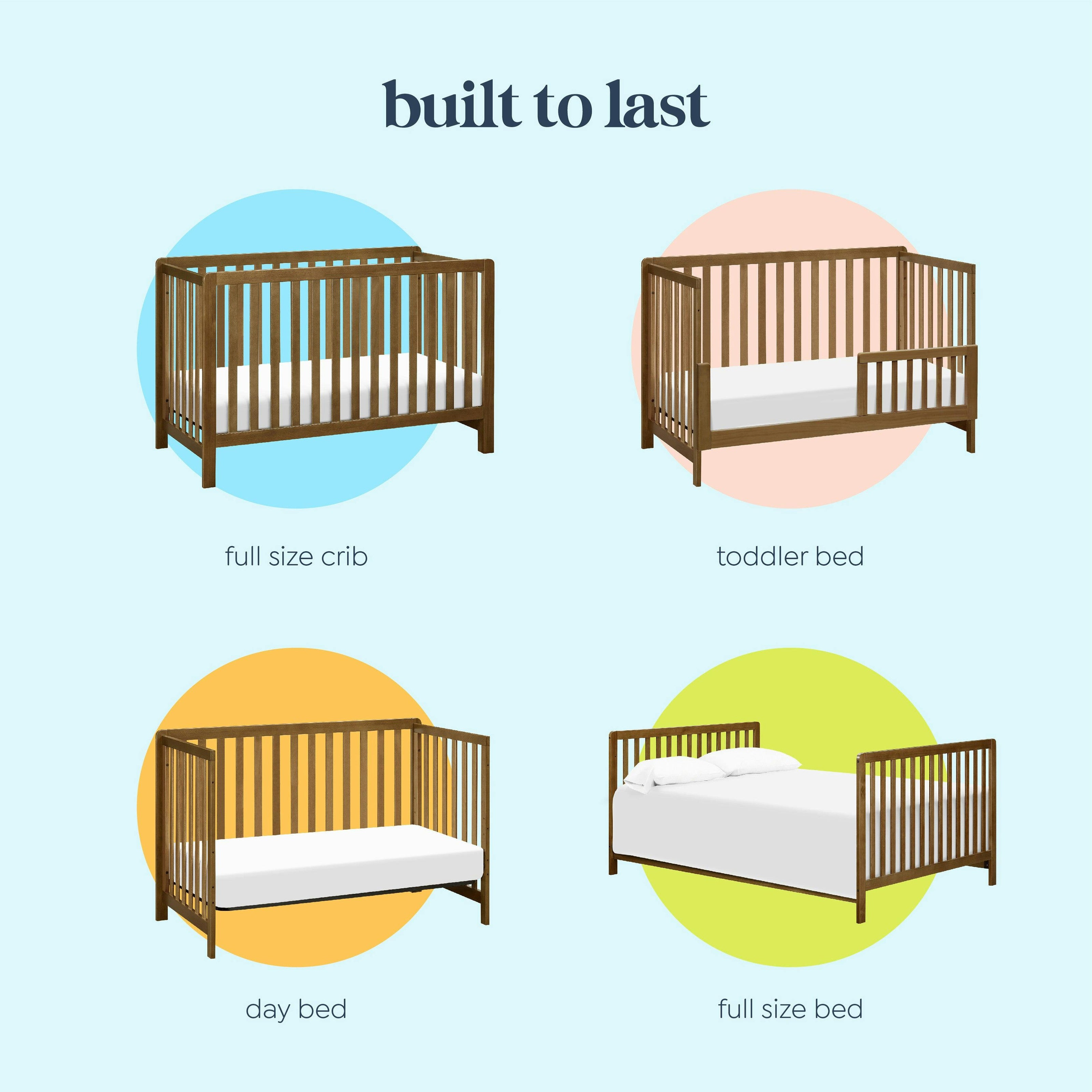 Carter's Colby 4-in-1 Low-Profile Convertible Crib