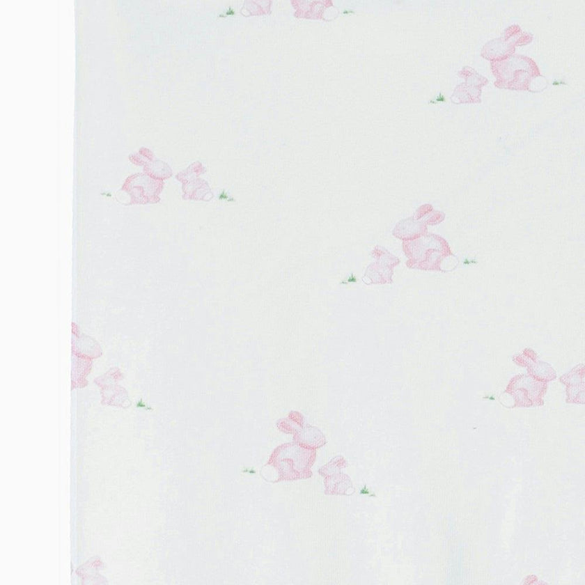 Baby Jersey Bunny Blanket in Pale Pink