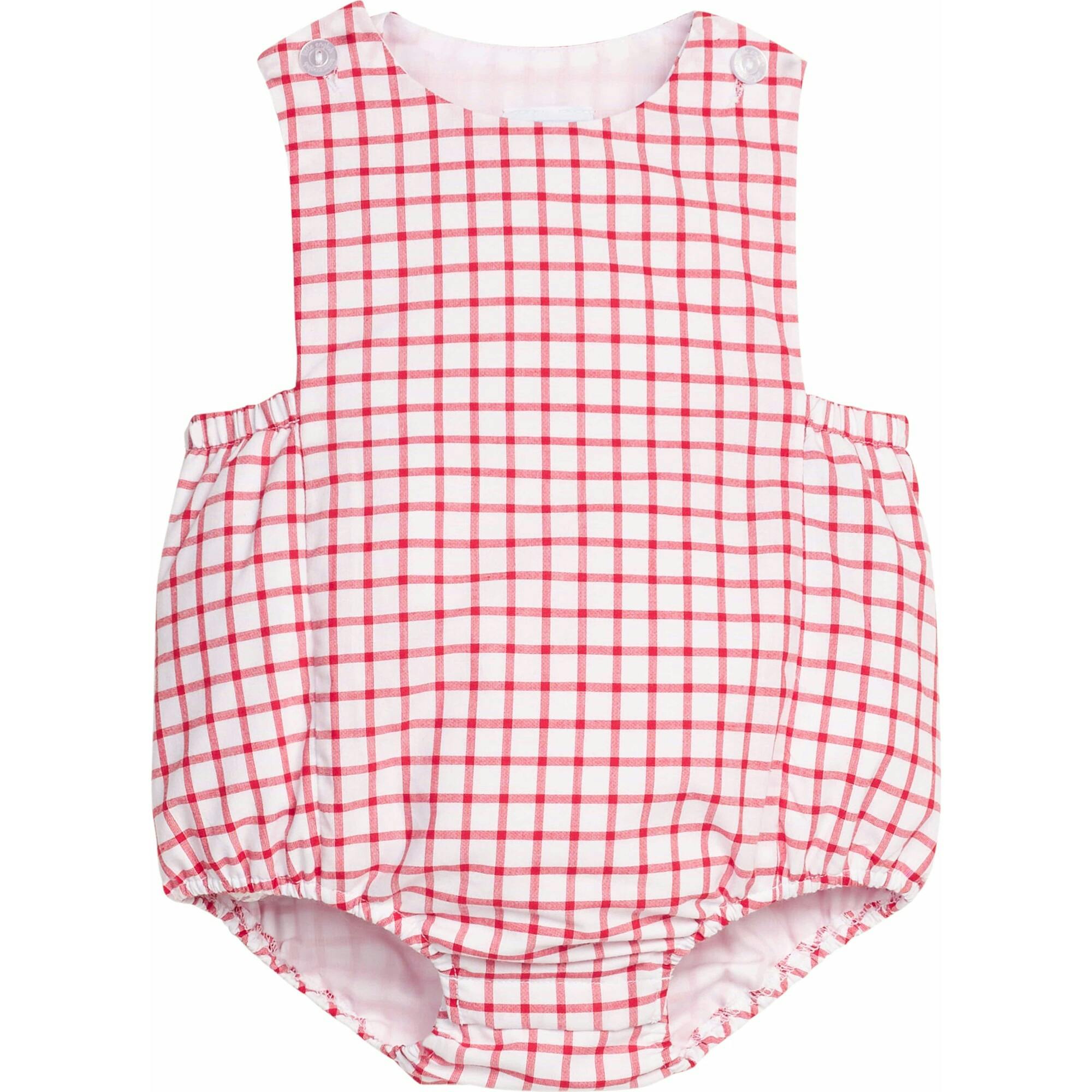 Louis Sunsuit - Red Windowpane