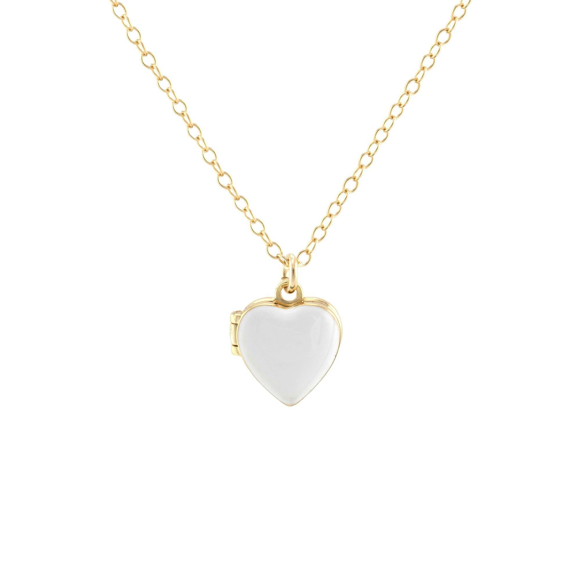 Enamel Heart Locket