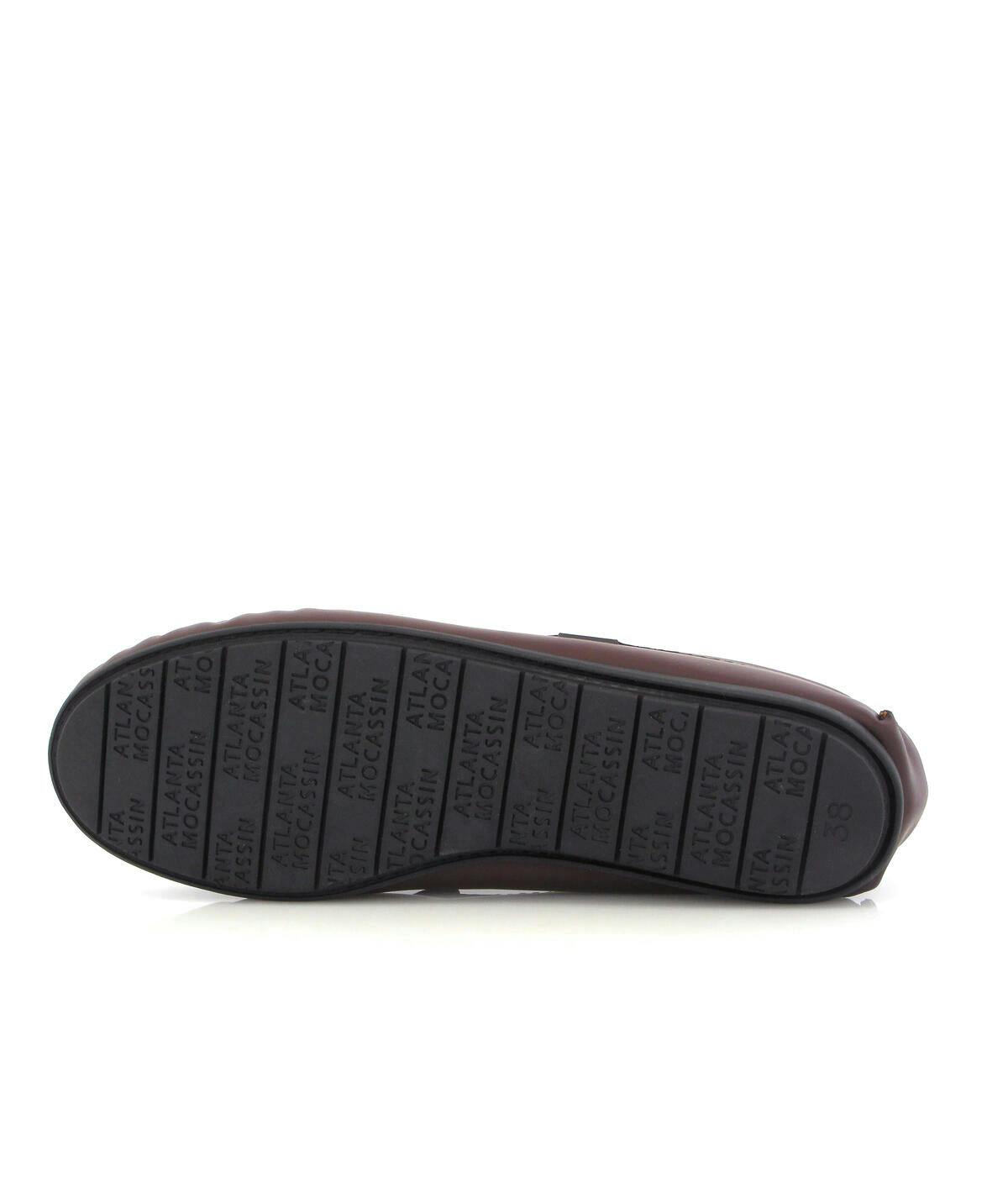 Plain 015 Walker Moccasins, burgundy gomatti leather with hearts