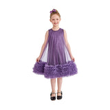 Purple Serenata Glitter Tulle Dress