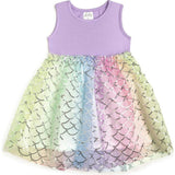 Rainbow Mermaid Tank Tutu Dress