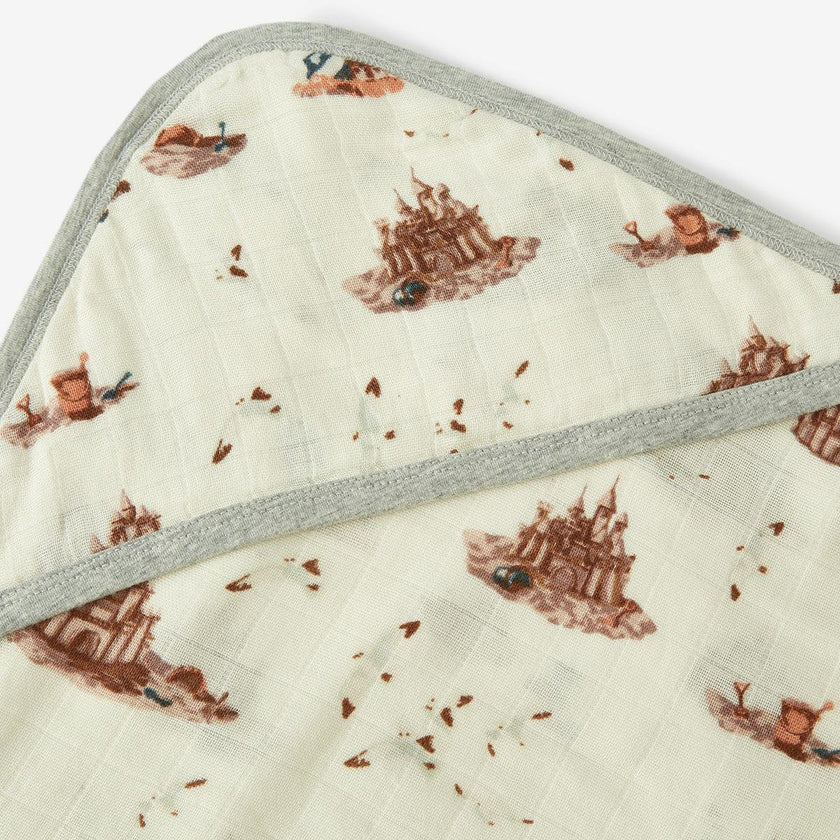 Sandcastle Hooded Swaddle Blanket