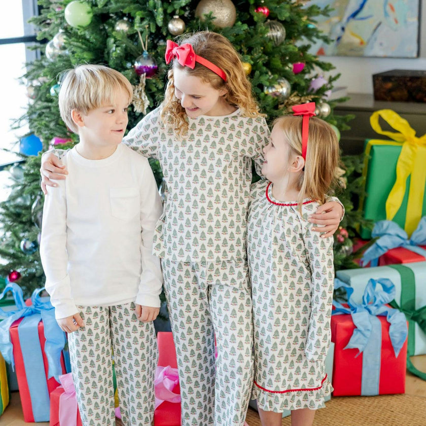 Millie Girls' Pant Set Under the Christmas Tree