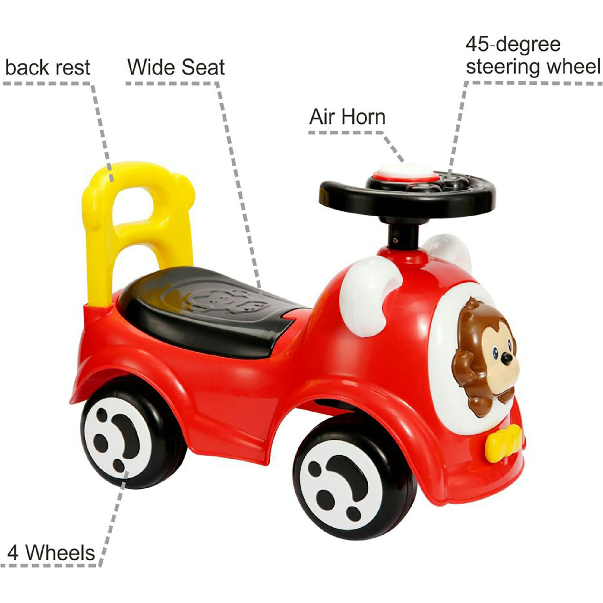 Trimate Red Foot to Floor Ride-on Car W/ Music