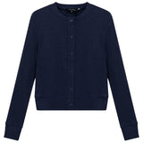 Cropped Ribbed Cardigan