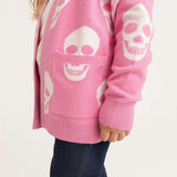 Posh Skelly Jacquard Cardigan