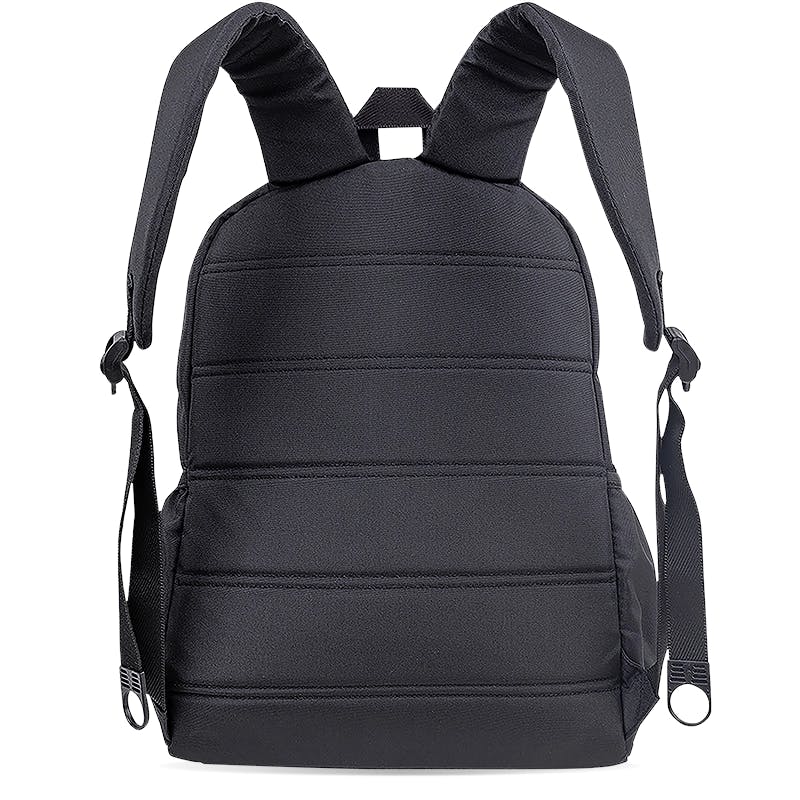 Oz Daypack Backpack with Doodle Large Pencil Case in Black