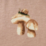Mushroom Organic Cotton Knotted Beanie Hat