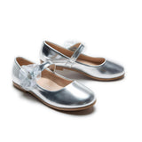 Silver Haile Rhinestone Flower Flats