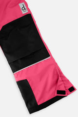 Two Piece Teknik Snowsuit Bright Pink And Checkered