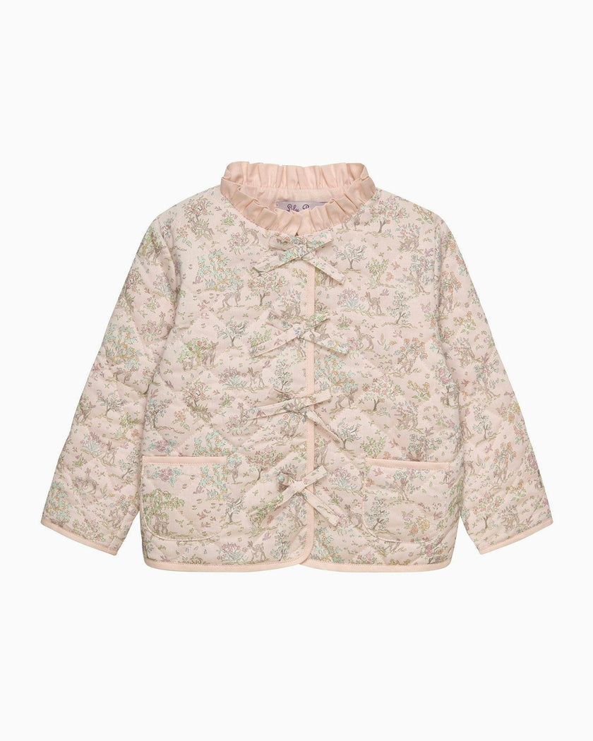 Baby Quilted Jacket in Etta Fawn