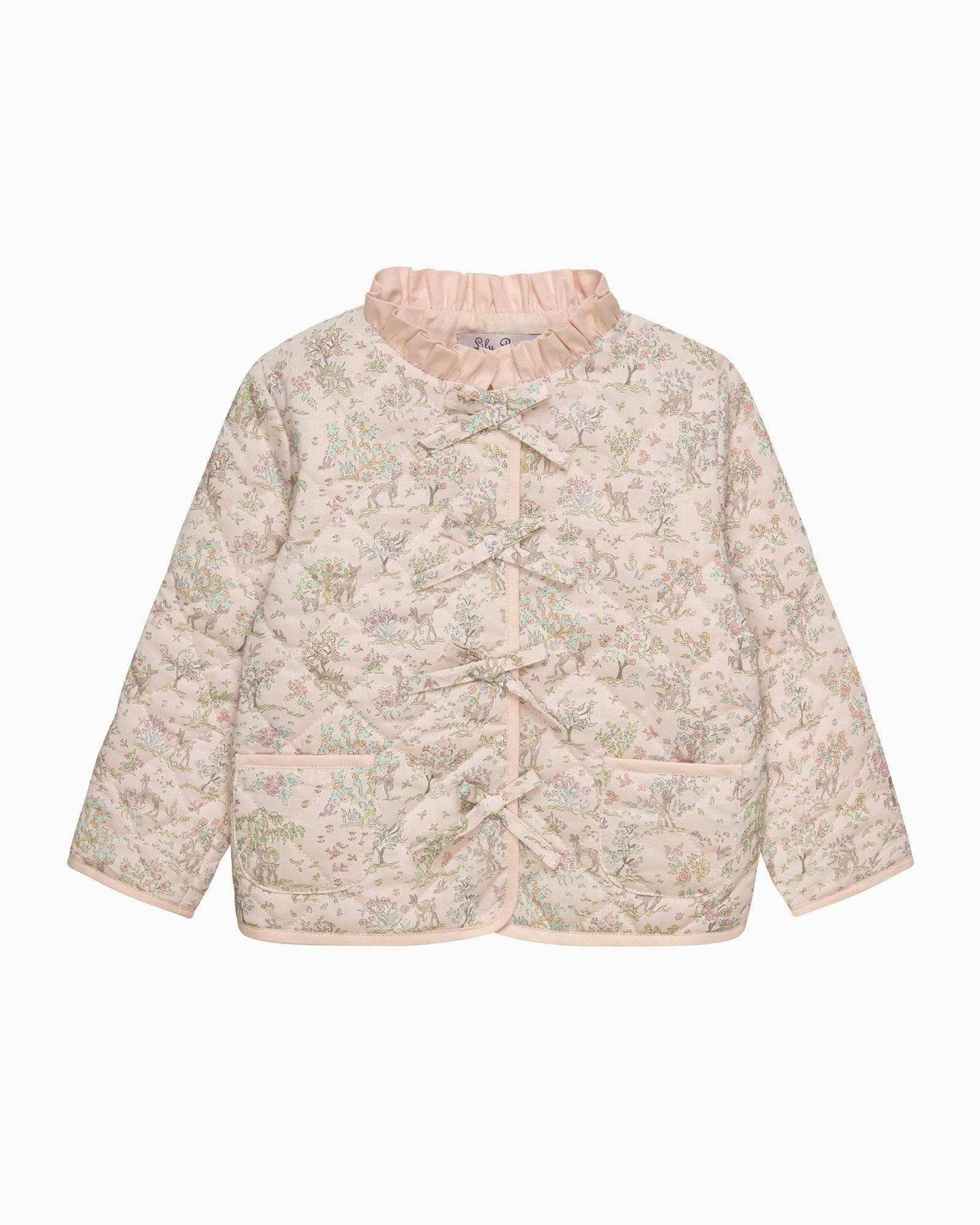 Baby Quilted Jacket in Etta Fawn