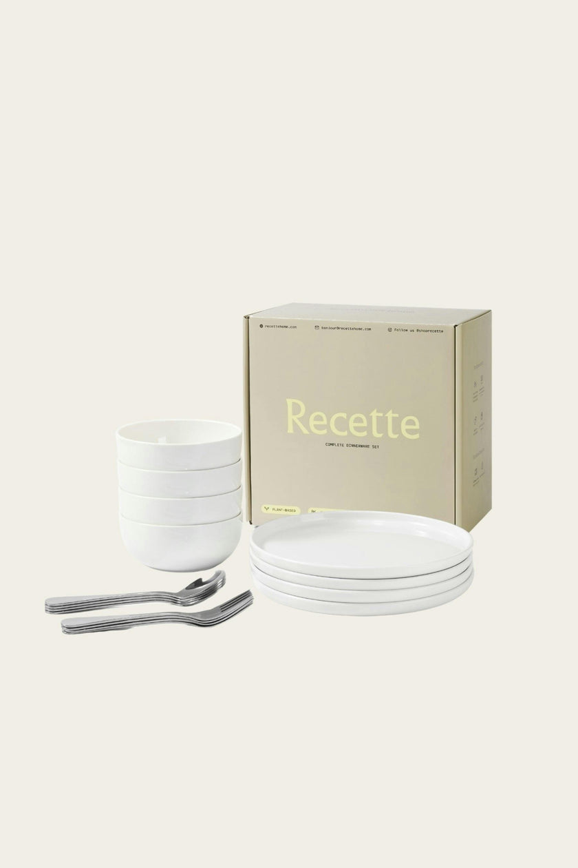 Plate and Bowl Set | Ivory