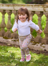 Baby Long Sleeved Grace Willow Bodysuit in Winter White