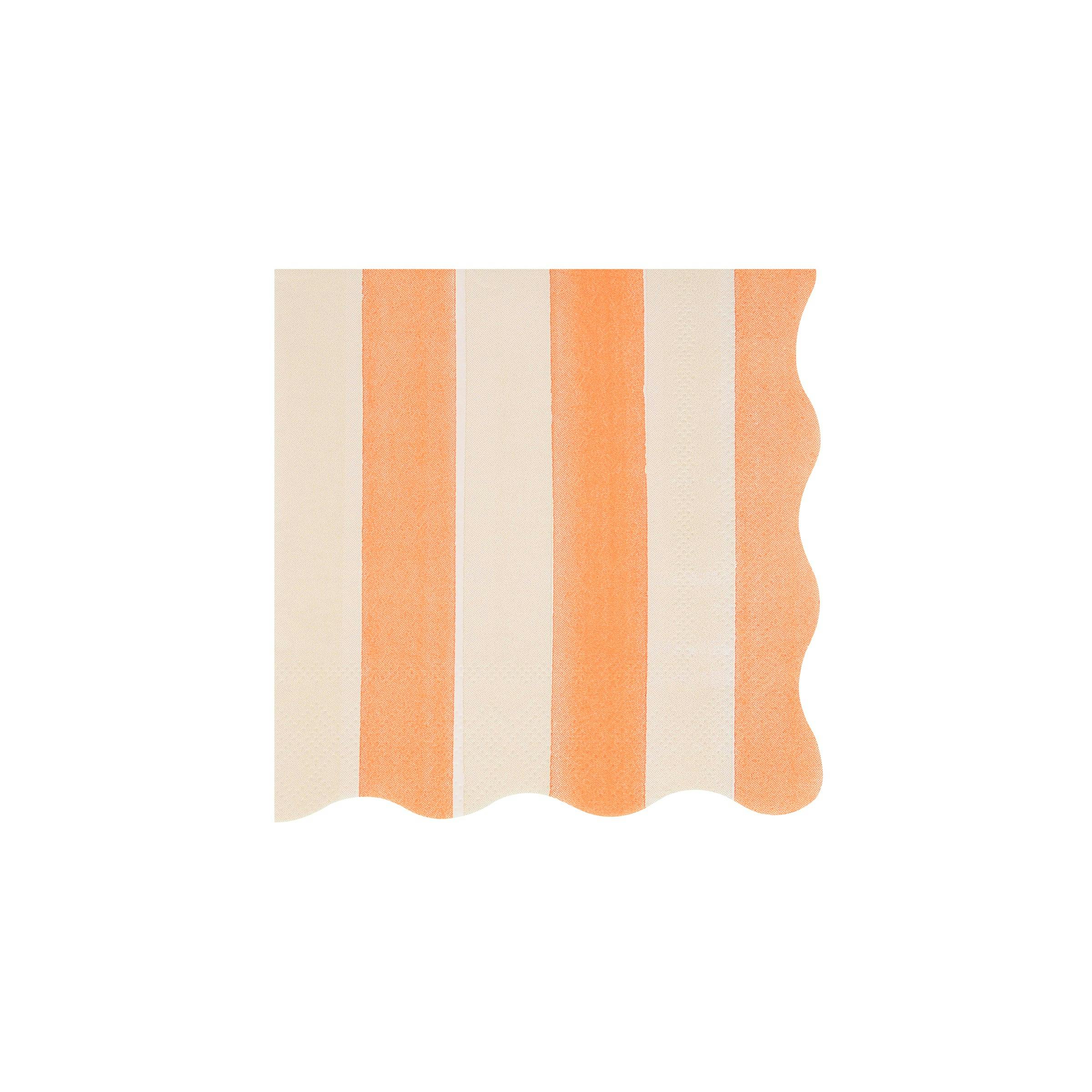 Fall Stripe Small Napkins