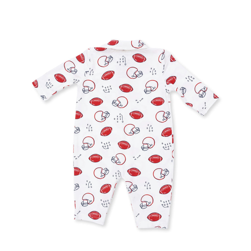 Touchdown Time - Polo Romper