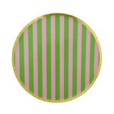 Camp Bachelorette Stripe Dinner Plates