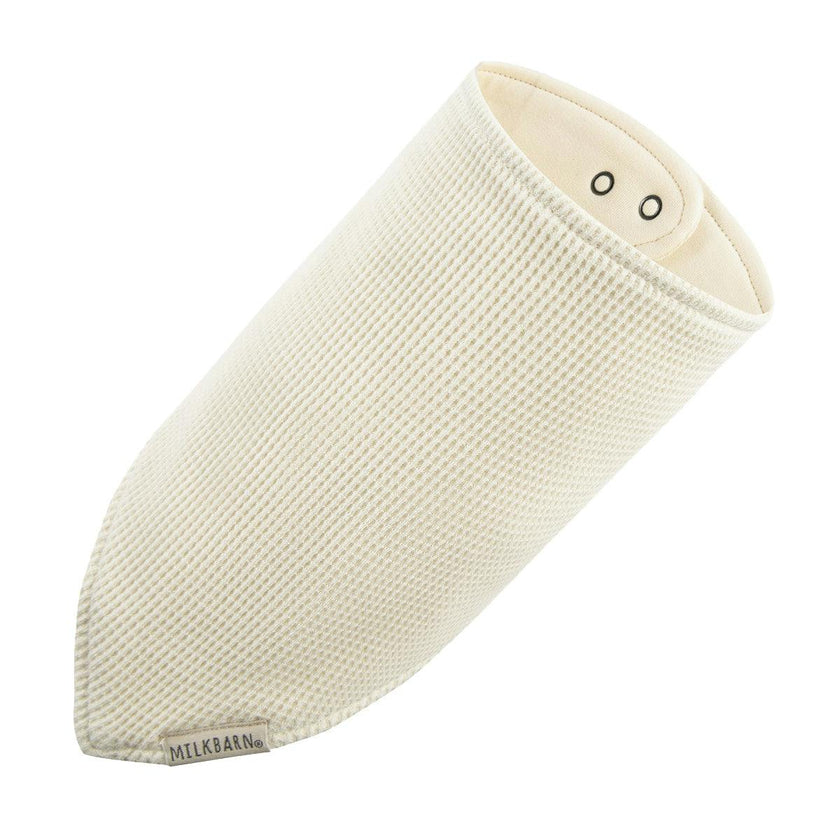 Vanilla Waffle Kerchief Bib