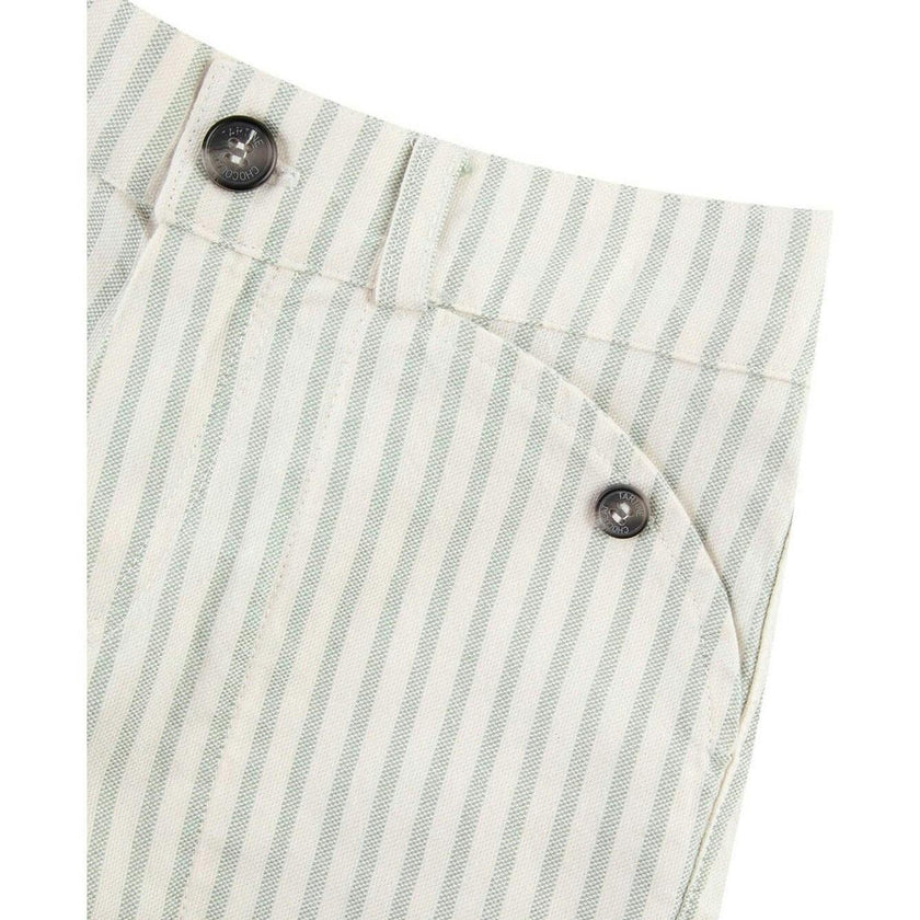 TARTINE ET CHOCOLAT Sea Green Striped Shorts
