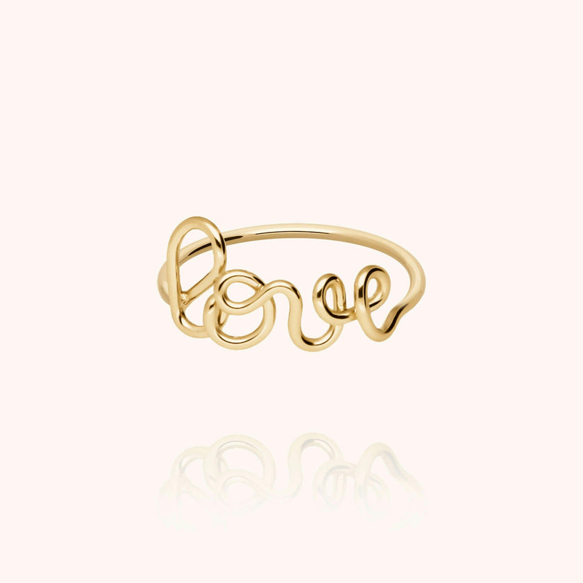 Women's Original Love Ring, 14k Yellow Gold
