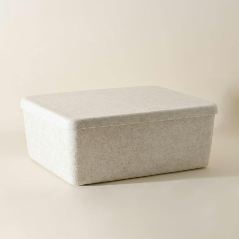 The Sculpted Bin - Large with Lid