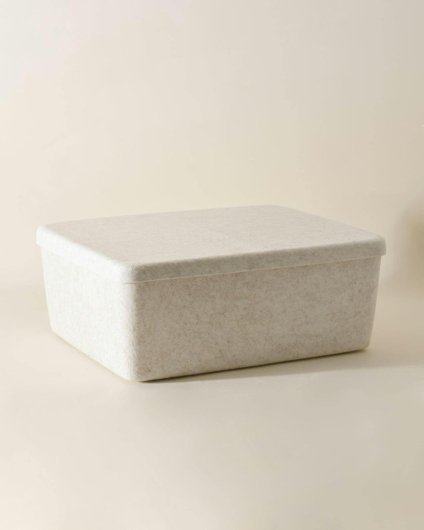 The Sculpted Bin - Large with Lid