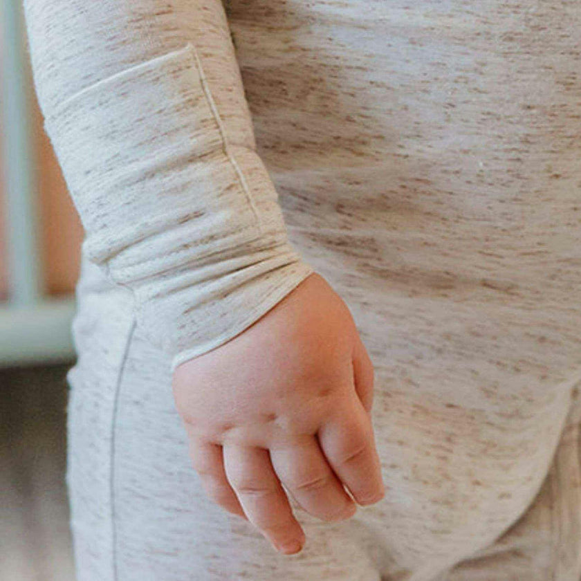 Zip-Up Footie Pajama - Oat