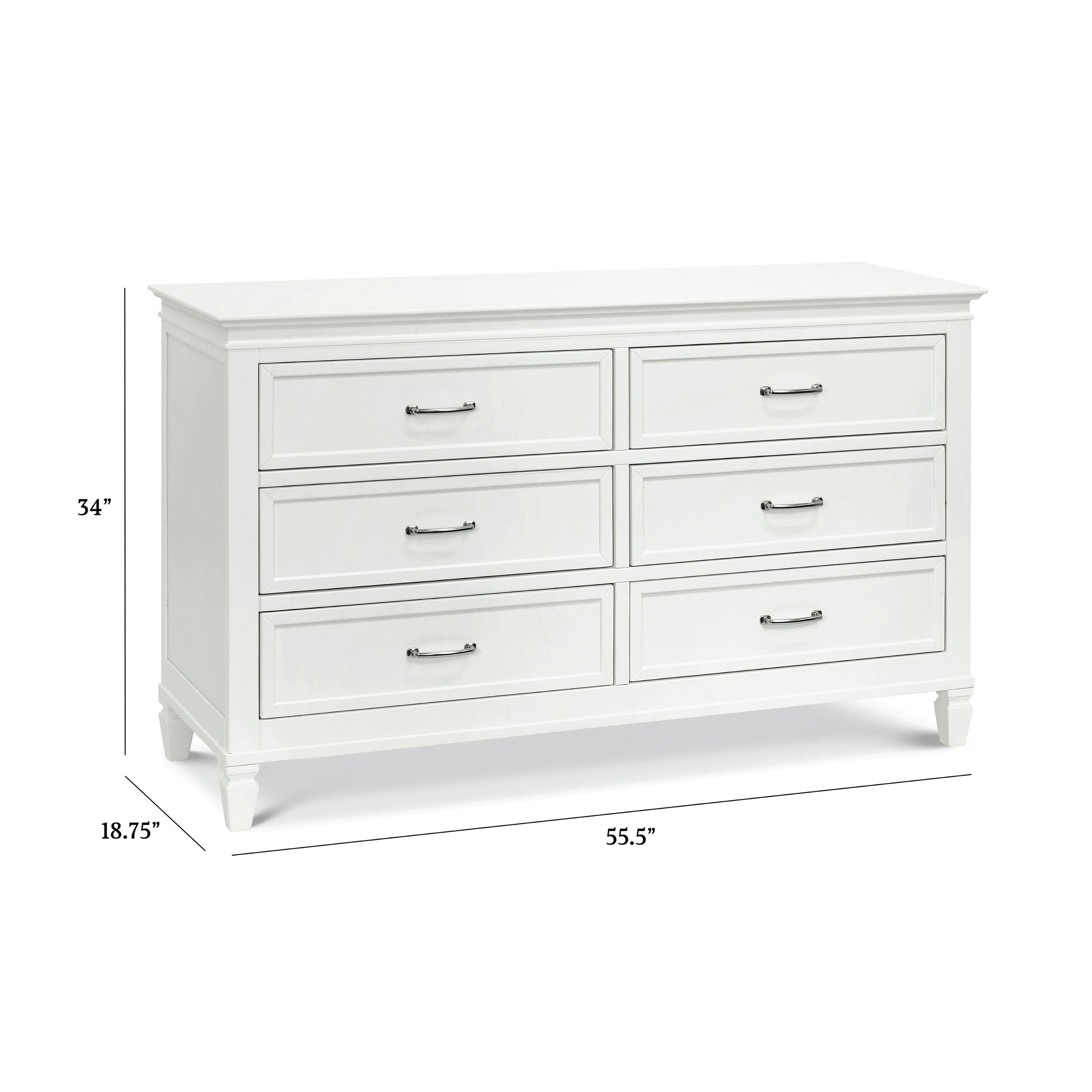 Darlington 6-Drawer Wide Assembled Dresser (56
